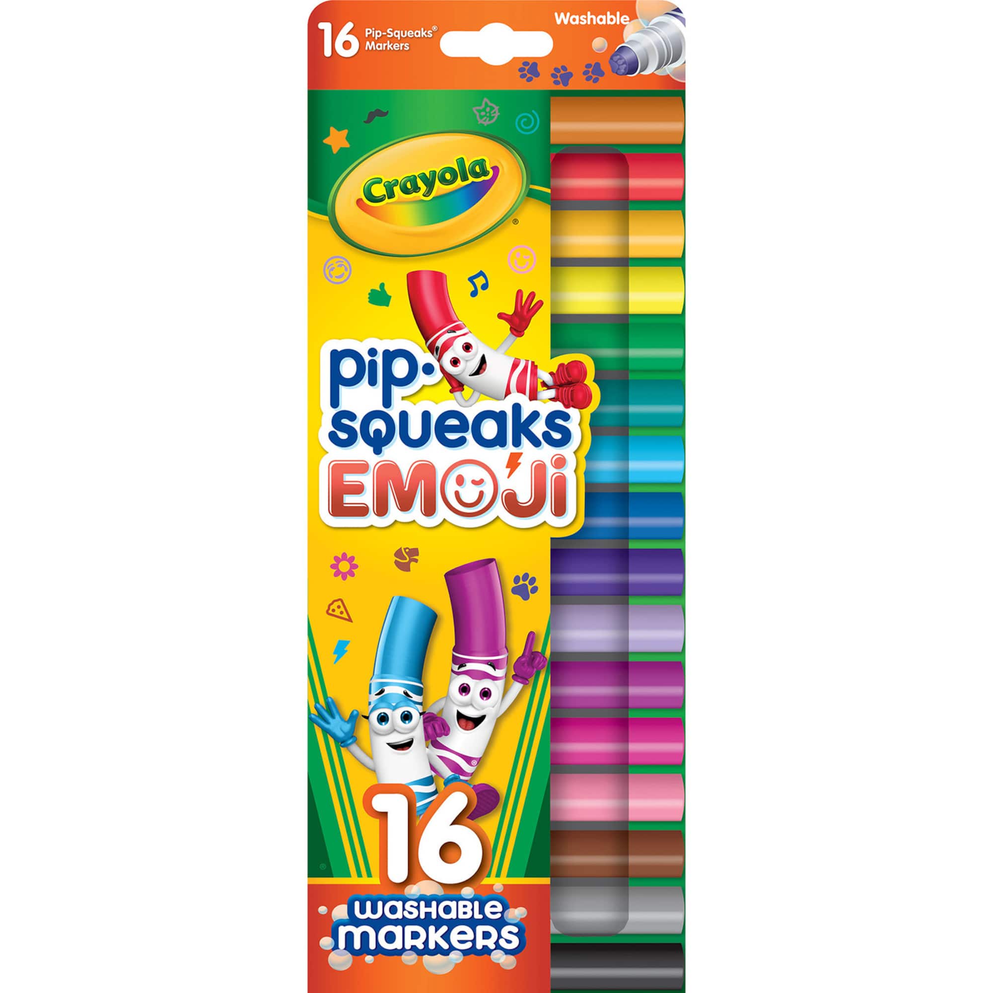 Crayola® Pip Squeaks Stamper Markers, 3 Packs of 16